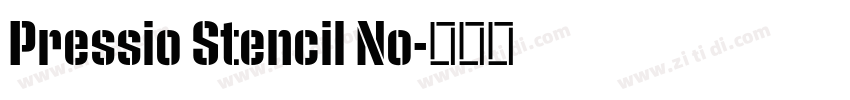 Pressio Stencil No字体转换 Pressio Stencil No字体转换